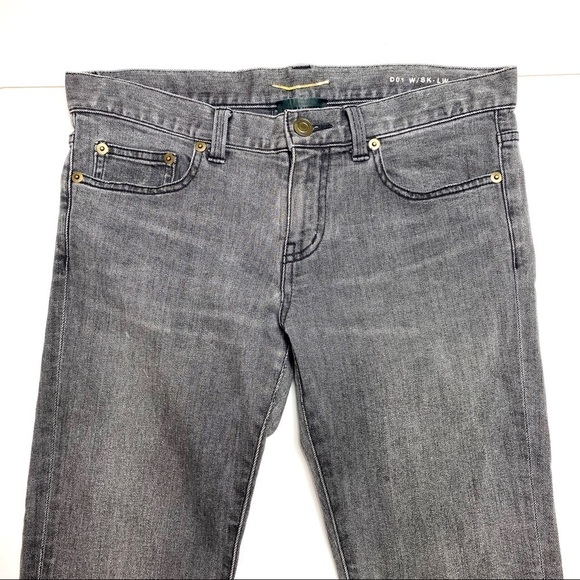 Saint Laurent D01 SK LW Skinny Jeans Washed Gray - Picture 3 of 10